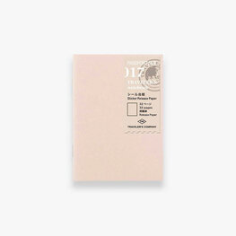 Traveler's notebook Passport Size Sticker release paper Refill 017 Traveler's notebook Passport Size Sticker release paper Refill 017