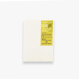 Traveler's notebook -Passport Size- Accordion Fold Paper Refill 018 Traveler's notebook -Passport Size- Accordion Fold Paper Refill 018