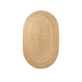 Ferm Living Eternal Oval Jute kleed Ferm Living Eternal Oval Jute kleed
