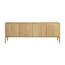 Ethnicraft PI dressoir of buffetkast 230cm Ethnicraft PI dressoir of buffetkast 230cm