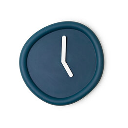 Werkwaardig Round Wall Clock Diepblauw Werkwaardig Round Wall Clock Diepblauw