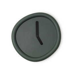 Werkwaardig Round Wall Clock Donkergroen Werkwaardig Round Wall Clock Donkergroen