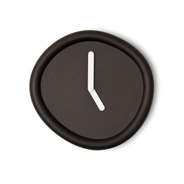 Werkwaardig Round Wall Clock Zwart Werkwaardig Round Wall Clock Zwart