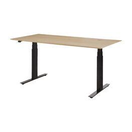 Ethnicraft Bok zit-sta bureau 160cm Ethnicraft Bok zit-sta bureau 160cm