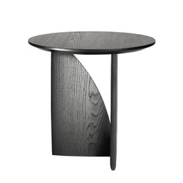 Ethnicraft Geometric bijzettafel Zwart Eiken Ethnicraft Geometric bijzettafel Zwart Eiken