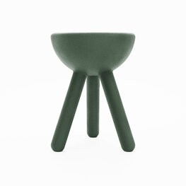 Werkwaardig Tubby kruk of bijzettafel olijfgoen Werkwaardig Tubby kruk of bijzettafel olijfgoen