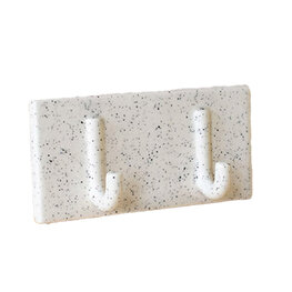 Studio Lotte Swart Hangop wandhaak double Stracciatella