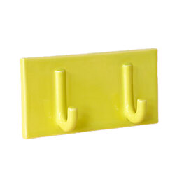 Studio Lotte Swart Hangop wandhaak double Lime