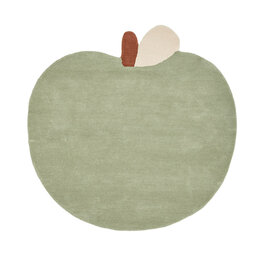 Ferm Living Apple getuft kleed - theegroen