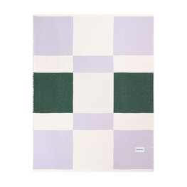 Maison Deux Check Bold Plaid Lila - Bosgroen