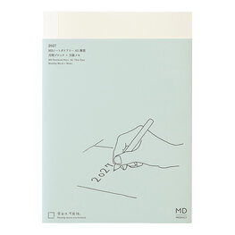 Midori MD Notebook Diary 2027 A5 THIN Monthly block + memo