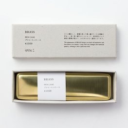 Midori Pencase solid Brass pennenbakje Midori Pencase solid Brass pennenbakje