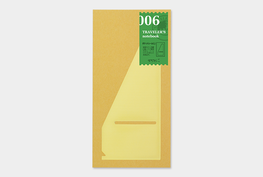 Traveler's notebook -  Verticale insteekhoes sticker (L) refill 006