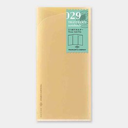 Traveler's notebook -  Three-fold file refill 029 Traveler's notebook -  Three-fold file refill 029