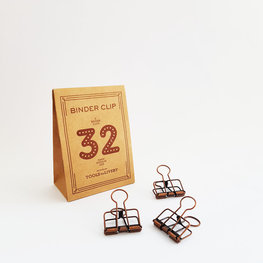 Tools to Liveby Binder Clip 32mm Bronze Tools to Liveby Binder Clip 32mm Bronze